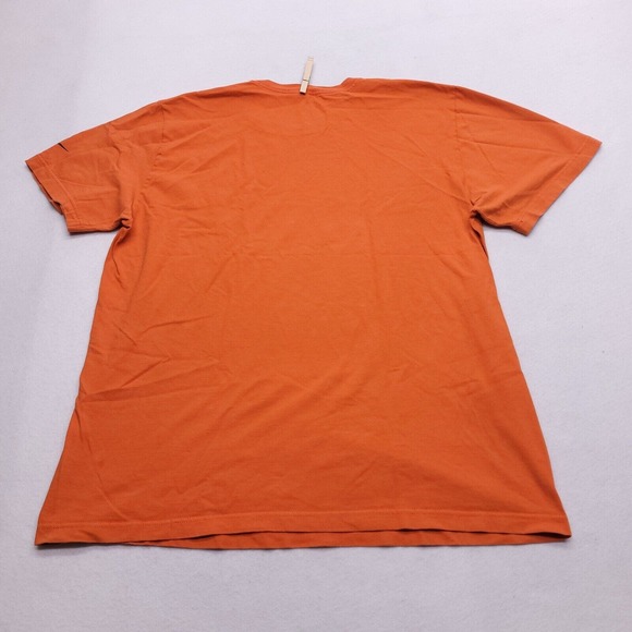 Nike Peyton Knows Casual Short Sleeve T Shirt Adult Mens Size Extra Large Orange - Picture 7 of 8